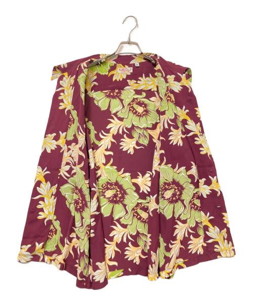 Sun Surf（サンサーフ）Sun Surf (サンサーフ) RAYON HAWAIIAN SHIRT “NIGHT BLOOMING CEREUS” ブラウン×イエロー サイズ:XLの古着・服飾アイテム