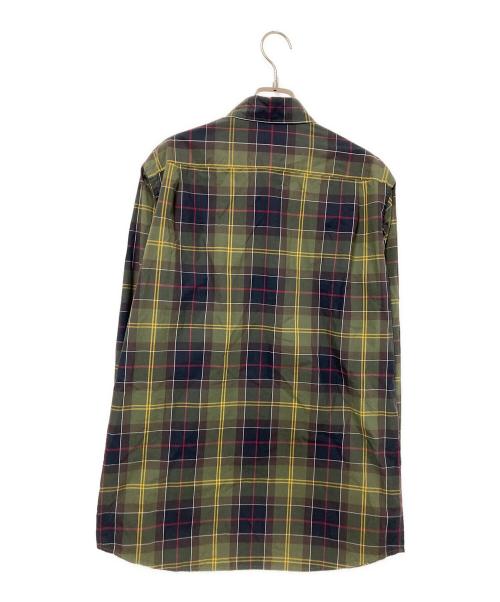Barbour（バブアー）Barbour (バブアー) OVERSIZED TARTAN CHECK SHIRT グリーン サイズ:40の古着・服飾アイテム