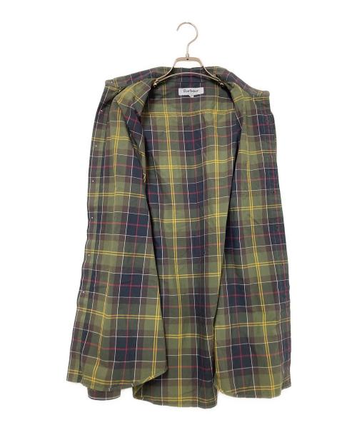 Barbour（バブアー）Barbour (バブアー) OVERSIZED TARTAN CHECK SHIRT グリーン サイズ:40の古着・服飾アイテム