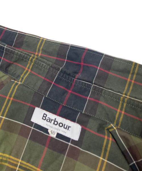 Barbour（バブアー）Barbour (バブアー) OVERSIZED TARTAN CHECK SHIRT グリーン サイズ:40の古着・服飾アイテム