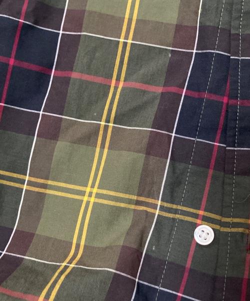 Barbour（バブアー）Barbour (バブアー) OVERSIZED TARTAN CHECK SHIRT グリーン サイズ:40の古着・服飾アイテム