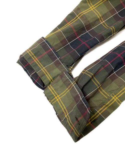 Barbour（バブアー）Barbour (バブアー) OVERSIZED TARTAN CHECK SHIRT グリーン サイズ:40の古着・服飾アイテム