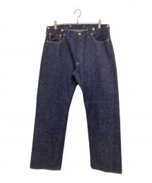 TCB jeans（ティーシービー ジーンズ）の古着「シンチバックデニムパンツ」｜インディゴ
