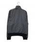 LACOSTE (ラコステ) モノグラムジャカードトラックジャケット ブラック×グレー サイズ:US:S：13000円