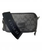 COACHコーチ）の古着「ショルダーバッグ」｜ブラック×グレー