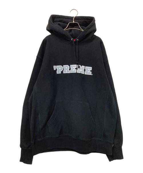 SUPREME（シュプリーム）SUPREME (シュプリーム) Preme Hooded Sweatshirt ブラック×グレー サイズ:XLの古着・服飾アイテム