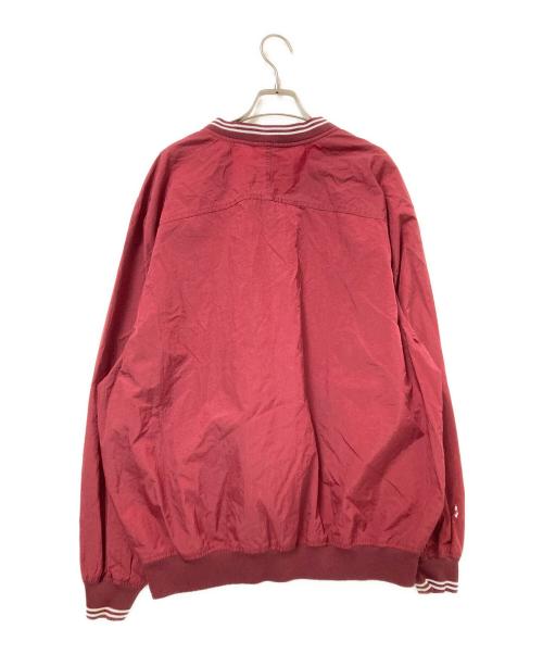 NIKE（ナイキ）NIKE (ナイキ) Vネックナイロンプルオーバー レッド サイズ:Lの古着・服飾アイテム
