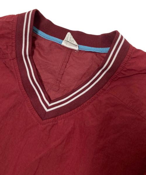 NIKE（ナイキ）NIKE (ナイキ) Vネックナイロンプルオーバー レッド サイズ:Lの古着・服飾アイテム