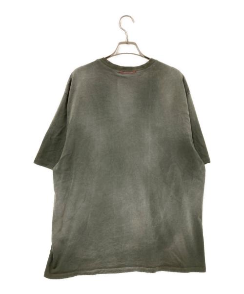 MOOJINOOJI（ムージムージ）MOOJINOOJI (ムージムージ) エイジング加工Ｔシャツ グレー サイズ:Lの古着・服飾アイテム