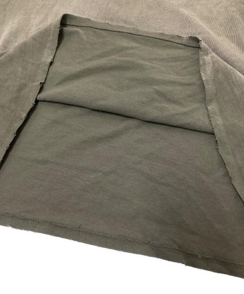 MOOJINOOJI（ムージムージ）MOOJINOOJI (ムージムージ) エイジング加工Ｔシャツ グレー サイズ:Lの古着・服飾アイテム