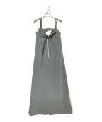 Ameriアメリ）の古着「SIDE MARBELT LADY LIKE DRESS」｜グレー