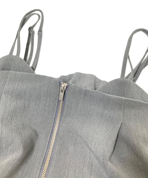 Ameri（アメリ）Ameri (アメリ) SIDE MARBELT LADY LIKE DRESS グレー サイズ:Sの古着・服飾アイテム