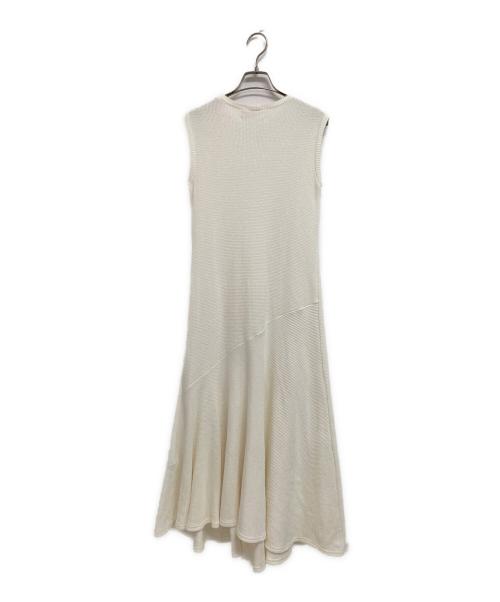Uttykk（ユートリーク）Uttykk (ユートリーク) Bustier Set Rib Long Dress ホワイト サイズ:表記無しの古着・服飾アイテム