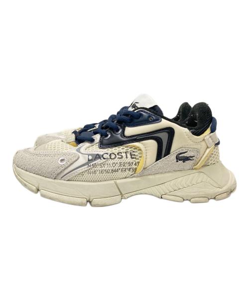 LACOSTE（ラコステ）LACOSTE (ラコステ) ローカットスニーカー ホワイト×ネイビー サイズ:US:5.5の古着・服飾アイテム
