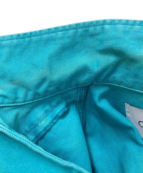 Calvin Klein（カルバンクライン）Calvin Klein (カルバンクライン) 製品染めデニムジャケット ブルー サイズ:Sの古着・服飾アイテム