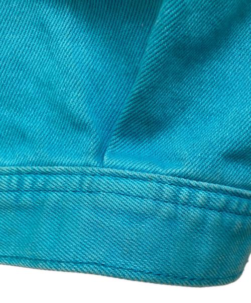 Calvin Klein（カルバンクライン）Calvin Klein (カルバンクライン) 製品染めデニムジャケット ブルー サイズ:Sの古着・服飾アイテム
