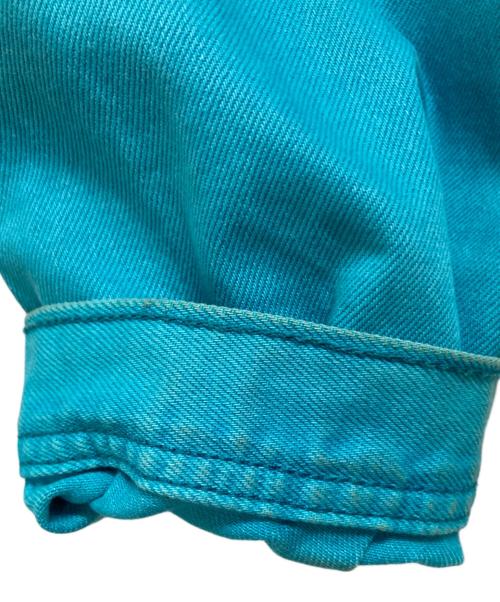Calvin Klein（カルバンクライン）Calvin Klein (カルバンクライン) 製品染めデニムジャケット ブルー サイズ:Sの古着・服飾アイテム