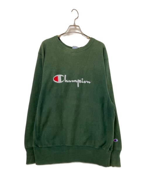 Champion（チャンピオン）Champion (チャンピオン) Reverse Weave Sweat Shirts グリーン サイズ:Lの古着・服飾アイテム