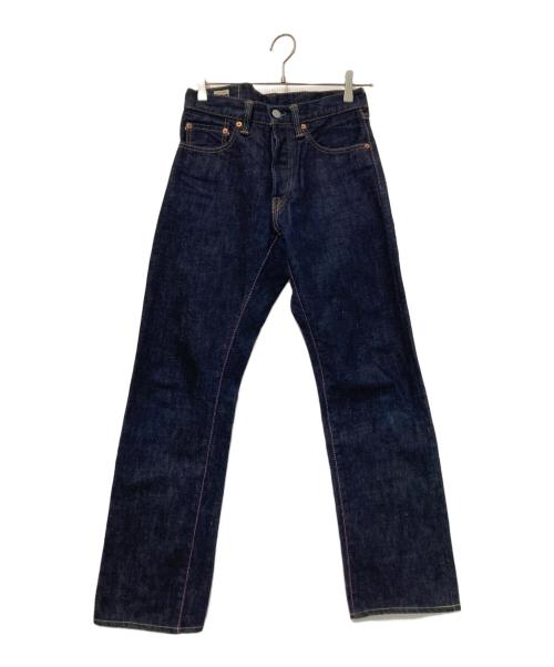 MOMOTARO JEANS（桃太郎ジーンズ）MOMOTARO JEANS (桃太郎ジーンズ) 出陣レーベルデニムパンツ インディゴ サイズ:W28の古着・服飾アイテム