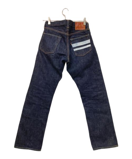 MOMOTARO JEANS（桃太郎ジーンズ）MOMOTARO JEANS (桃太郎ジーンズ) 出陣レーベルデニムパンツ インディゴ サイズ:W28の古着・服飾アイテム