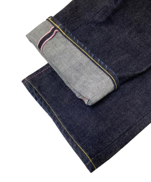 MOMOTARO JEANS（桃太郎ジーンズ）MOMOTARO JEANS (桃太郎ジーンズ) 出陣レーベルデニムパンツ インディゴ サイズ:W28の古着・服飾アイテム