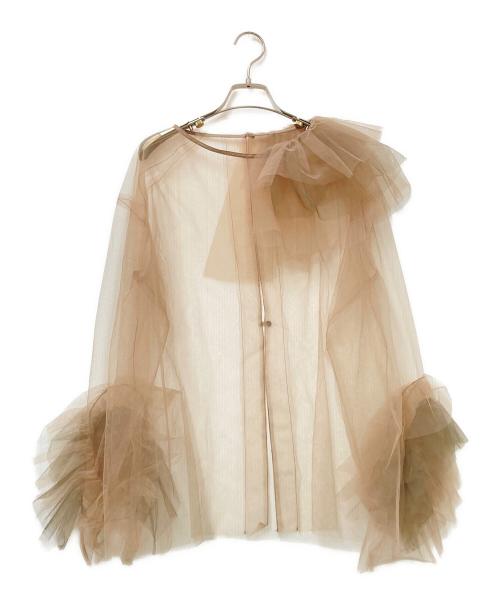 ANDRESD（アンドレスド）ANDRESD (アンドレスド) blooming tulle dress ベージュ サイズ:Mの古着・服飾アイテム