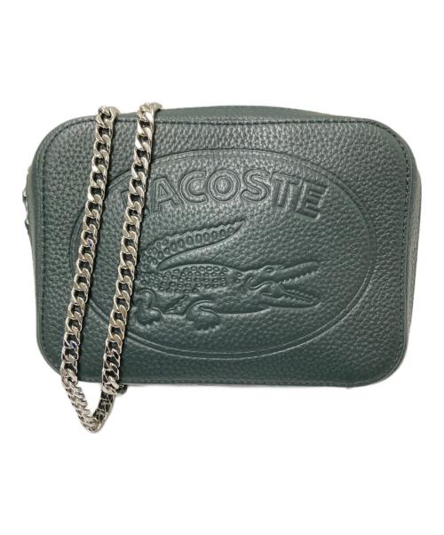 LACOSTE（ラコステ）LACOSTE (ラコステ) チェーンショルダーバッグ グリーン サイズ:下記参照の古着・服飾アイテム
