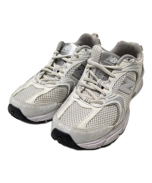 NEW BALANCE（ニューバランス）NEW BALANCE (ニューバランス) ローカットスニーカー ホワイト サイズ:24.0cmの古着・服飾アイテム