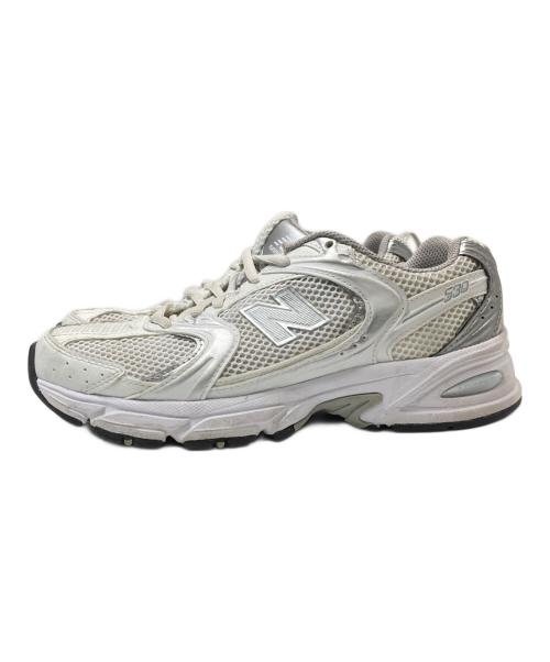 NEW BALANCE（ニューバランス）NEW BALANCE (ニューバランス) ローカットスニーカー ホワイト サイズ:24.0cmの古着・服飾アイテム