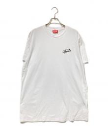 DIESEL（ディーゼル）の古着「ロゴ刺繍Tシャツ」｜ホワイト