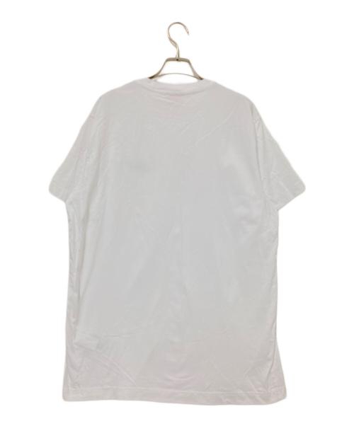 DIESEL（ディーゼル）DIESEL (ディーゼル) ロゴ刺繍Tシャツ ホワイト サイズ:XXLの古着・服飾アイテム