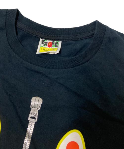 BAPE BY A BATHING APE（ベイプバイアベイシングエイプ）BAPE BY A BATHING APE (ベイプバイアベイシングエイプ) シャークプリントTシャツ ブラック サイズ:XLの古着・服飾アイテム
