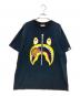 BAPE BY A BATHING APE（ベイプバイアベイシングエイプ）の古着「シャークプリントTシャツ」｜ブラック