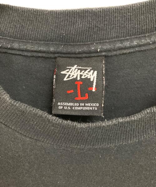 stussy（ステューシー）stussy (ステューシー) Tribe WorldWide Print Tee ブラック サイズ:Lの古着・服飾アイテム