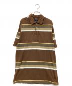 stussyステューシー）の古着「ポロシャツ」｜ブラウン
