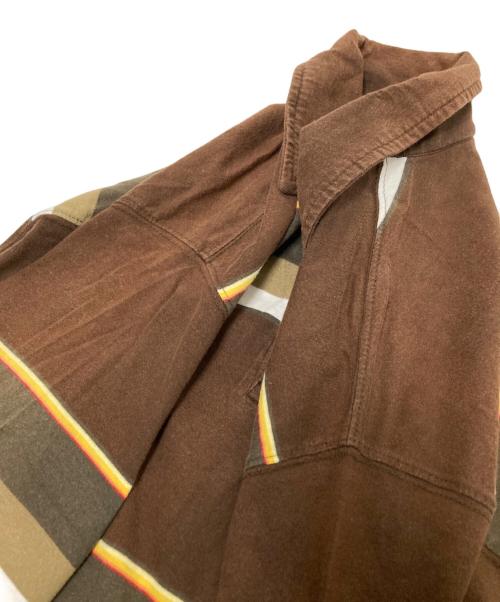 stussy（ステューシー）stussy (ステューシー) ポロシャツ ブラウン サイズ:Lの古着・服飾アイテム