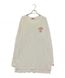 A BATHING APE（アベイシングエイプ）の古着「シャークプリントカットソー」｜ホワイト