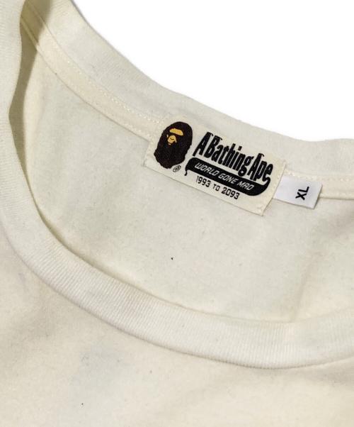 A BATHING APE（アベイシングエイプ）A BATHING APE (アベイシングエイプ) シャークプリントカットソー ホワイト サイズ:XLの古着・服飾アイテム