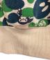 中古・古着 A BATHING APE (アベイシングエイプ) ベイビーマイロ総柄ジップパーカー ベージュ×グリーン サイズ:XL：15000円