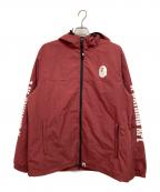 A BATHING APEアベイシングエイプ）の古着「BAPE HOODIE JACKET」｜レッド