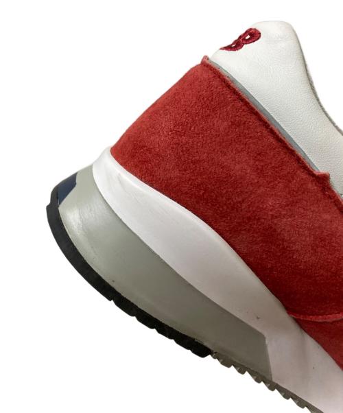 NEW BALANCE（ニューバランス）NEW BALANCE (ニューバランス) ローカットスニーカー レッド×ホワイト サイズ:US:10 Dの古着・服飾アイテム