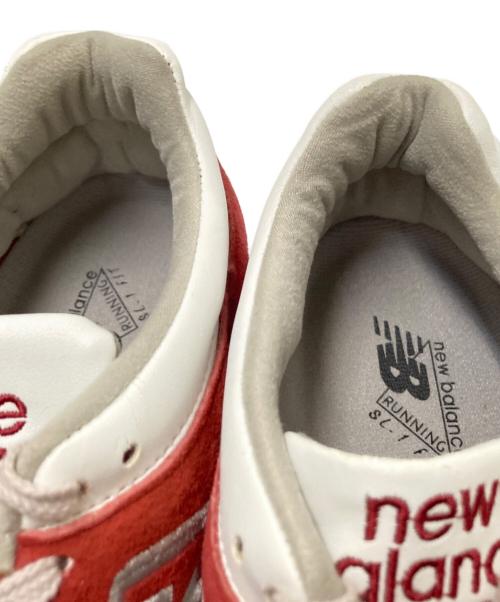 NEW BALANCE（ニューバランス）NEW BALANCE (ニューバランス) ローカットスニーカー レッド×ホワイト サイズ:US:10 Dの古着・服飾アイテム