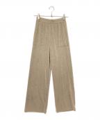 CLANEクラネ）の古着「BRIGHT JERSEY PANTS」｜ベージュ
