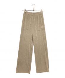 CLANE（クラネ）の古着「BRIGHT JERSEY PANTS」｜ベージュ