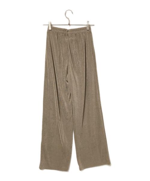 CLANE（クラネ）CLANE (クラネ) BRIGHT JERSEY PANTS ベージュの古着・服飾アイテム