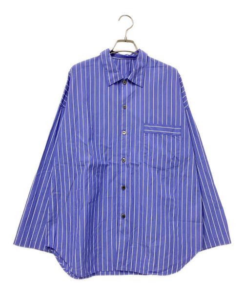 Plage（プラージュ）Plage (プラージュ) Stripe PJ シャツ ホワイト×ブルー サイズ:下記参照の古着・服飾アイテム