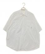 CLANEクラネ）の古着「HALF SLEEVE HUGE SHIRTS」｜ホワイト