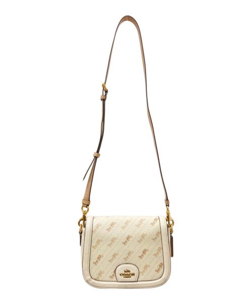 COACH（コーチ）COACH (コーチ) ホース&キャリッジショルダーバッグ アイボリー サイズ:下記参照の古着・服飾アイテム
