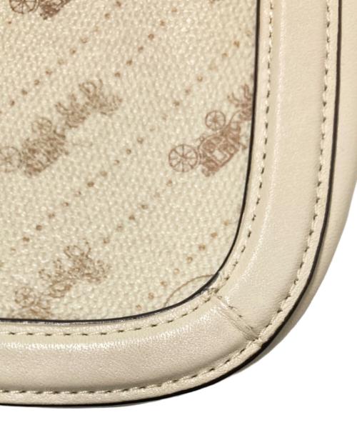 COACH（コーチ）COACH (コーチ) ホース&キャリッジショルダーバッグ アイボリー サイズ:下記参照の古着・服飾アイテム