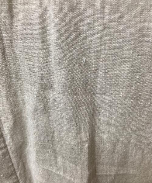 KAGURE（カグレ）KAGURE (カグレ) リネンハーフスリーブオールインワン ベージュ サイズ:FREEの古着・服飾アイテム